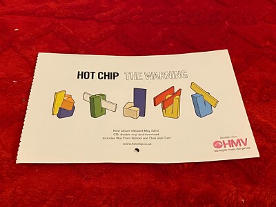 PEEPA2 MAGAZINE ADVERT 5X8'' HOT CHIP : THE WARNING ALBUM