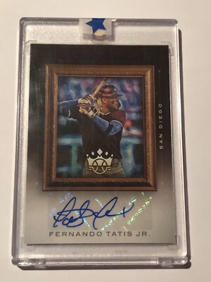 2021 Diamond Kings Fernando Tatis Jr Purple FOTL Signature Portraits Auto 10/20 