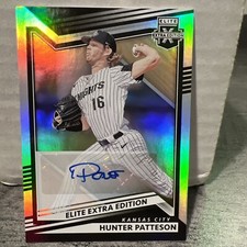2022 Elite Extra Edition Signatures #145 Hunter Patteson