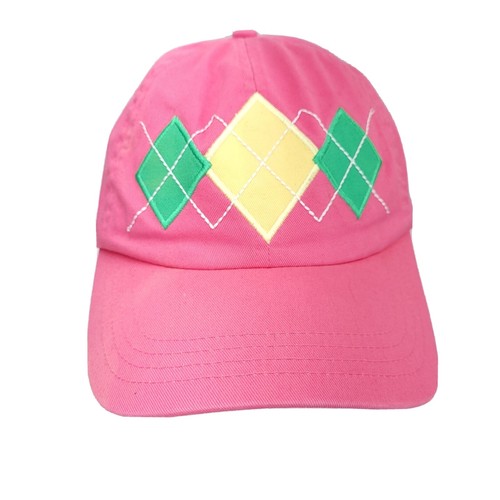 Tommy Hilfiger Golf Hat Argyle Pink 