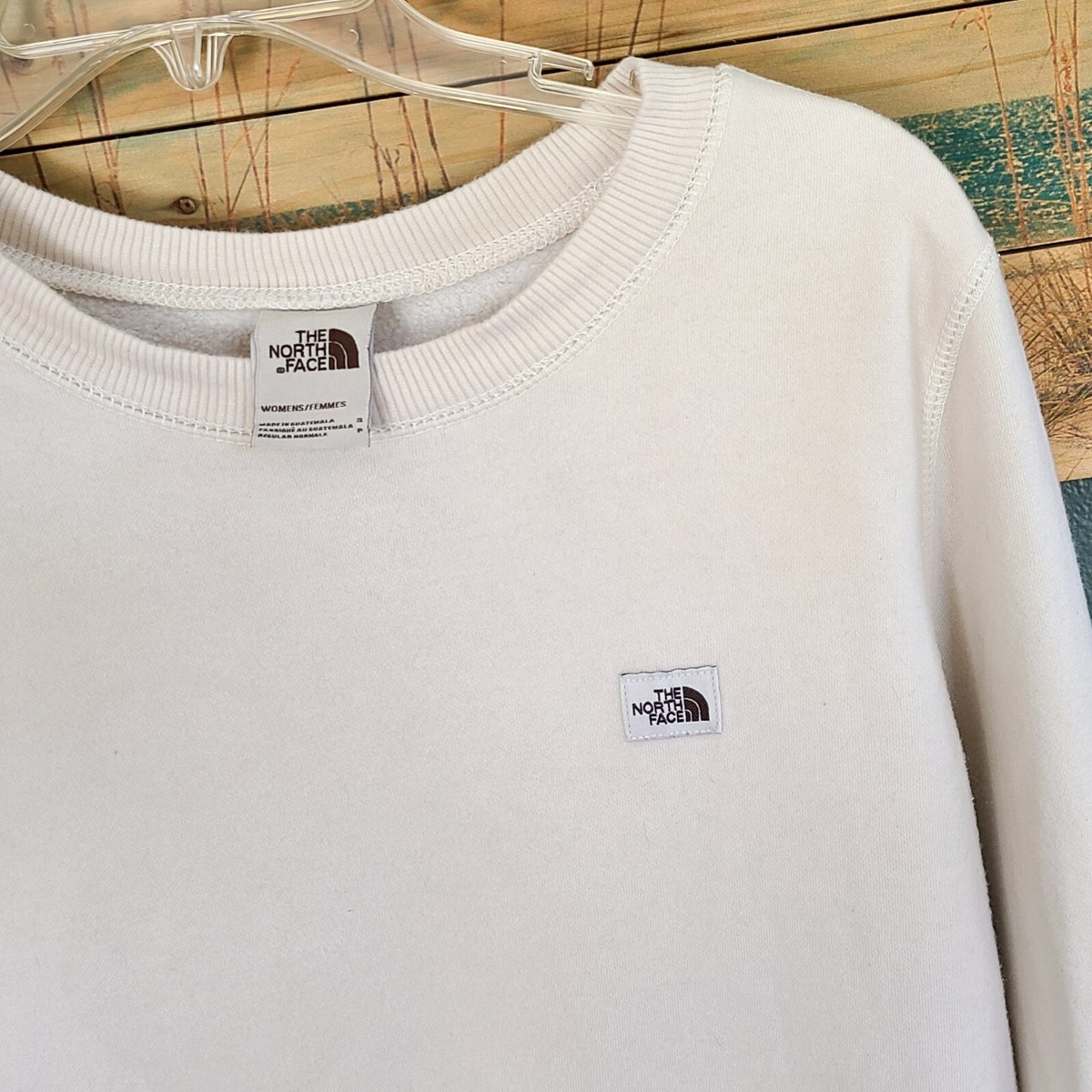 ☆THE NORTH FACE☆ White Label Puppy Sweatshirt CREAM s-l1200.jpg