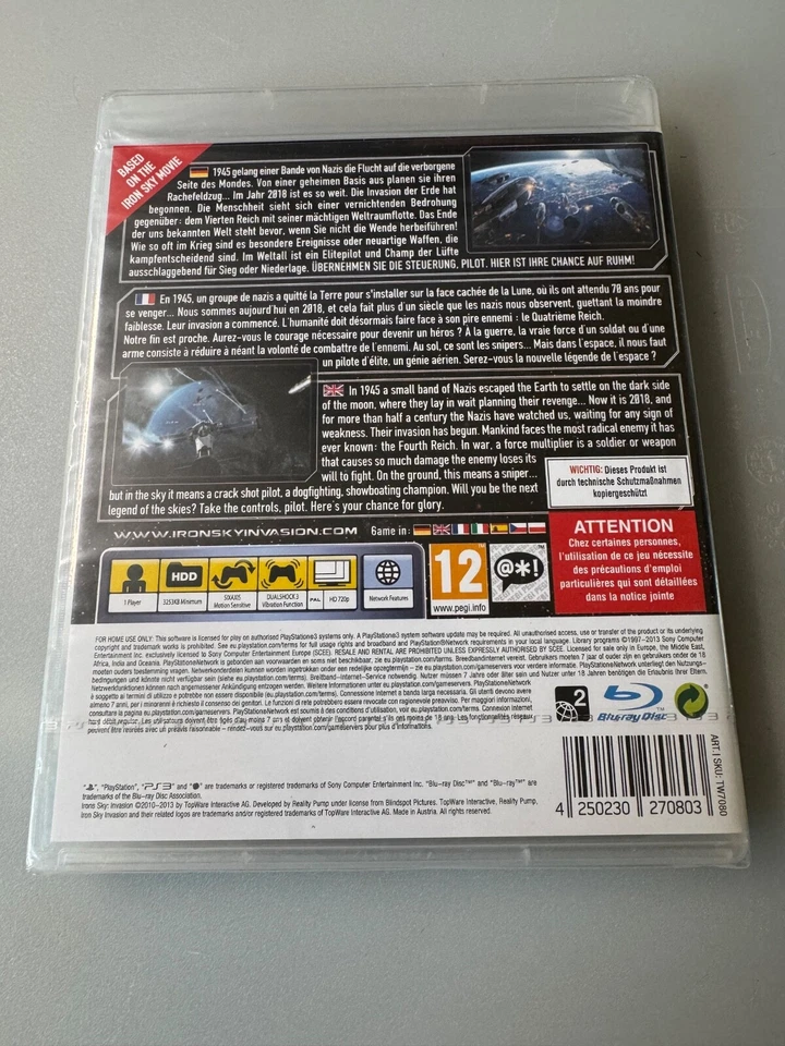 BNIB Iron Sky Invasion PS3 PAL FACTORY SEALED EXCELLENT CONDITION BLES01786 - Image 2 of 3