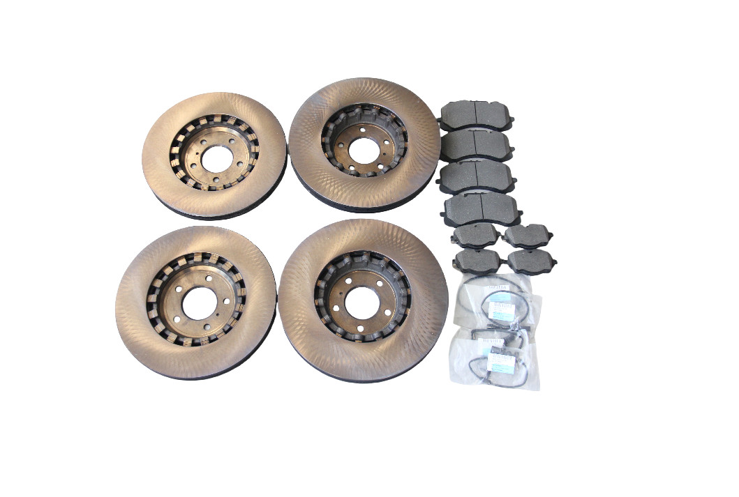 FOR 2016 - 2023 Bentley Bentayga USA Front and Rear Brake Pads and Rotors