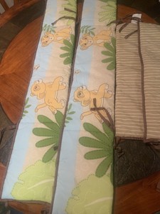 lion king crib bumper