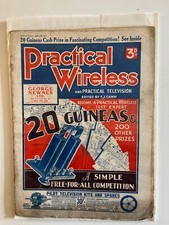 PRACTICAL WIRELESS MAGAZINE VOL 4 NO;82  APR 14TH 1934 RARE