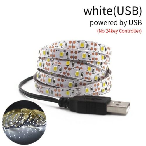 12V RGB LED Strip Light USB 5V PC TV Backlight 2835 USB Lamp Tape Diode Ribbon - Picture 7 of 12