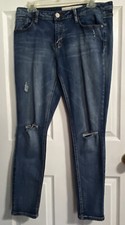Ashley Mason Women’s Jeans Size 13 Juniors Distressed