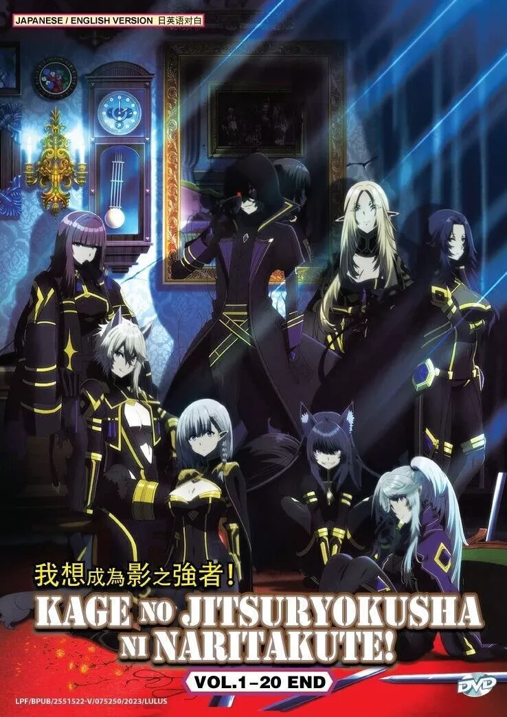 KAGE NO JITSURYOKUSHA NI NARITAKUTE - ANIME DVD (1-20 EPS, ENG DUB) SHIP  FROM US