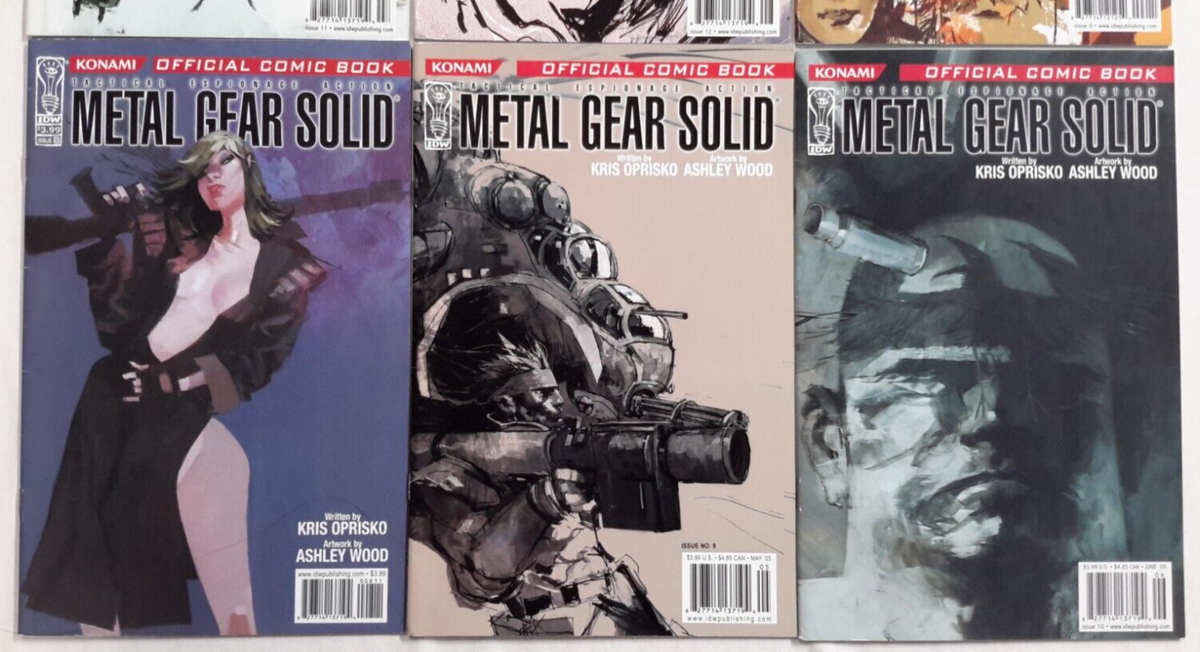 🔥METAL GEAR SOLID #8 9 10 11 12+SONS OF LIBERTY #0*IDW 2005