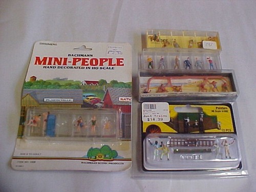Woodland Scenics HO Painters WOOA1890 | Set Di 3 Figure Di Pittori In Scala HO Dettagliate E Dipinte A Mano Per Modellismo Ferroviario E Diorami
