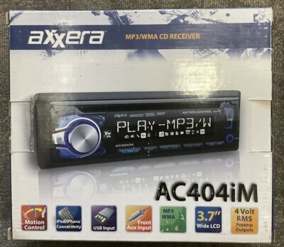 New Axxera AC404iM MP3 WMA CD RECEIVER