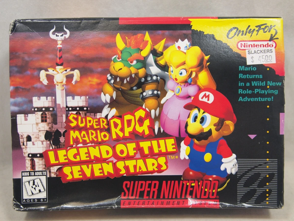 Super Mario RPG Legend of the Seven Stars (Super Nintendo | SNES) BOX ONLY