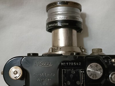 Leica Ⅲa Leica IIIa Syn. black/chrome + Hektor 4.5/13.5cm | AI_40_40397