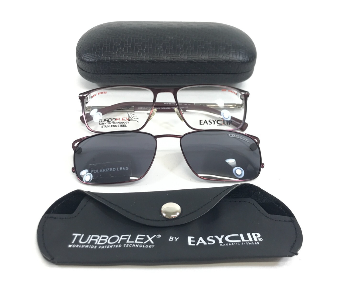 Turboflex Easy Clip Magnetic Eyewear Easyclip EC477 W/ Magnetic