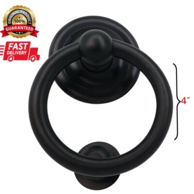 Door Knocker for Door, Round Ring Aluminum