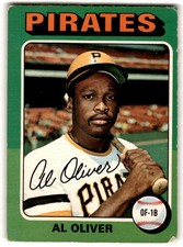 1975 O-Pee-Chee Al Oliver #555 Pittsburgh Pirates