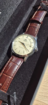 Orient Bambino Automatic Mechanical 38mm Cream/Brown Leather RA-AC0M04Y30B - Image 1 of 4
