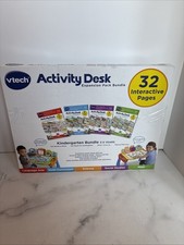 VTech Activity Desk Kindergarten Expansion Pack Bundle - Damaged Opened Box