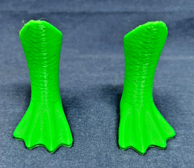 Star Trek Mego Neptunian Pair of Webbed Feet / Boots BONUS Second Pair!