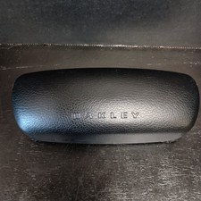 Oakley Black Hard Clamshell Sunglasses Eyeglasses Case Faux Leather Outer Hinged