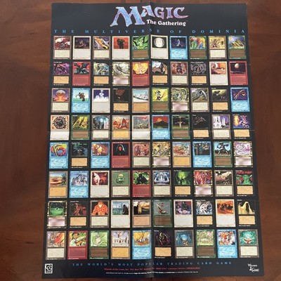 1994 Magic the Gathering Multiverse of Dominia Promo Poster WOTC
