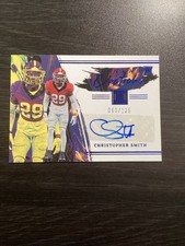 Christopher Smith 2023 Chronicles Impeccable Canvas Creations Blue RC #CC-CSM