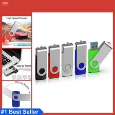 USB 3.0 Flash Drive 64GB 5 Pack Thumb Drives Swivel Design for Laptop
