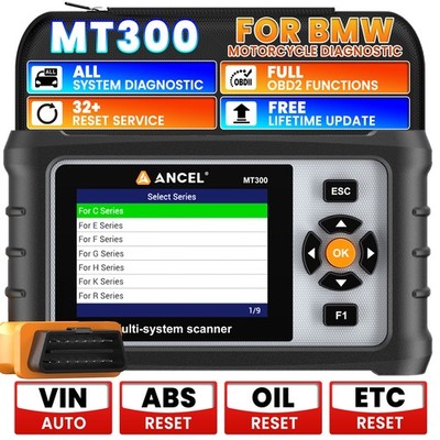 Motorcycle Check Engine Code Reader Read/Clear Fault Code Motorbike Diagnostic