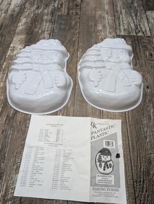 CK Products Pantastic Pan ''Snowman '' Cake Baking Form- Make Cakes, & Jellos Pair