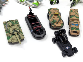 Vtg Galoob Micro Machines Military Lot: Terror Troops Freedom Force Skull Eagle