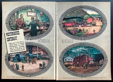 Westinghouse Centenary 1946 graphic pictorial George Westinghouse history