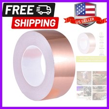 Copper Foil Tape 1 inch X 33 FT with Double-Sided Conductive Adhesive for Gui...
