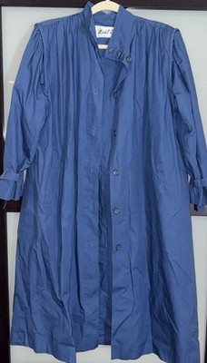 ✨️美品✨️Marshall Field's マーシャルフィールドトレンチコート Vintage Marshall Fields Bright Blue Trench Coat Women Size 8 Made