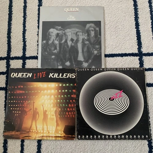 Queen 3 Lp Lot The Game Jazz Live Killers Vinyl