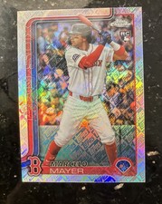 2025 Topps Chrome Update MARCELO MAYER #USC9 Logoractor RC Rookie RED SOX