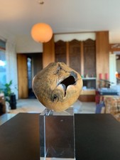 Turned Wood Vessel Hollow form Vase  Woodworking Art Mike Jackofsky Maple burl