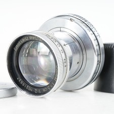 : EX   Leica Summar 5cm 50mm f/2 Collapsible L39 Screw Mount Lens 6937 