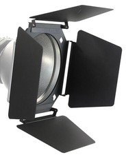 Barndoor and Gel Holder for 8 inch reflector - 4 Vane with Magnetic Gel Holder