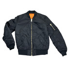 Alpha Industries MA-1 Bomber Flight Jacket Reversible Mens Small Nylon Full Zip