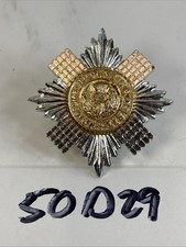 British Royal Army Scots Guards Beret Cap Badge Insignia Pin-Back 50D29