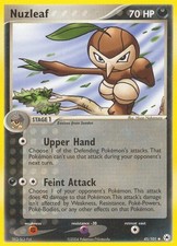 Nuzleaf EX Hidden Legends 45/101 LP Pokemon on eBay