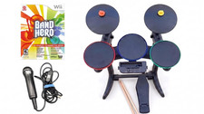 Nintendo Wii Band Hero Wireless Drum Set w/ P...