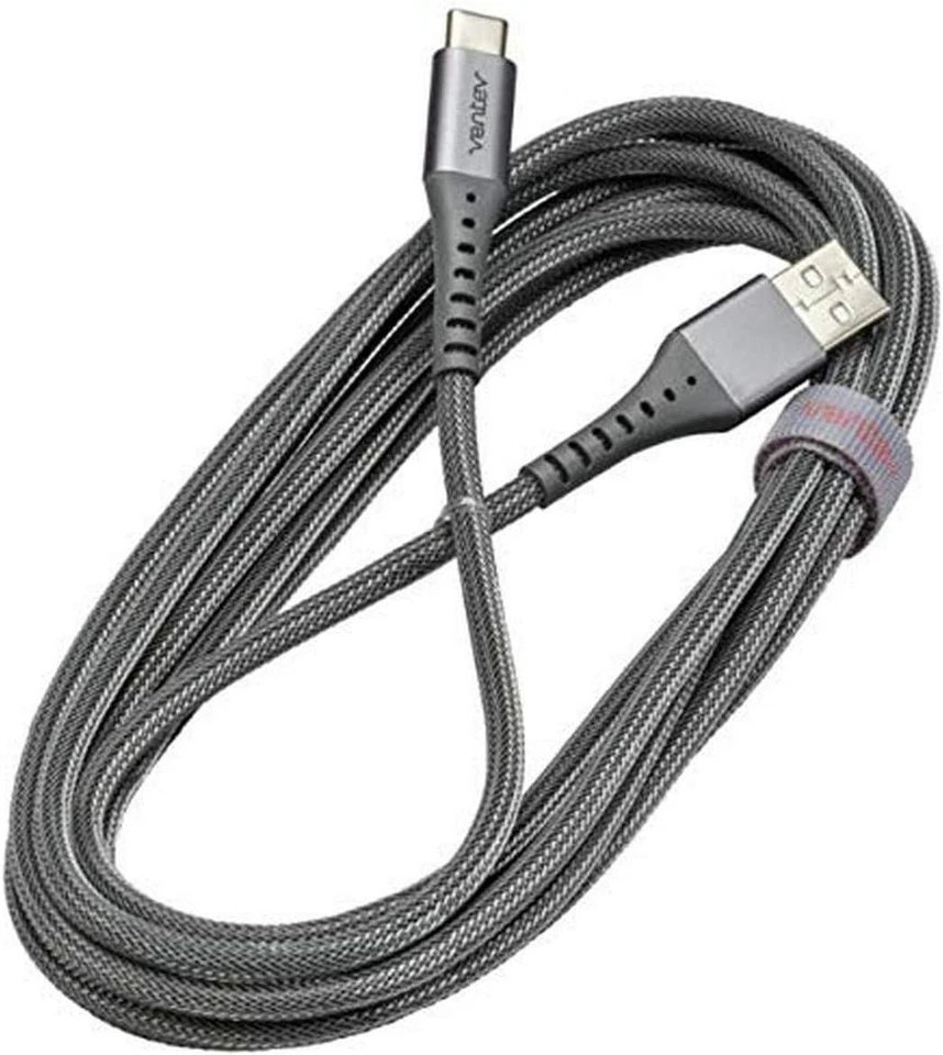 Fast Charging USB-C Cable | 10Ft Braided ChargeSync Cord - Image 3 of 4