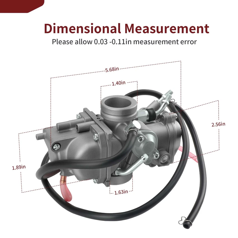 Conjunto de carburador 1B2-14101-11-00 1B2-14301-10-00 para Yamaha TTR125E 2008-2009 Foto 4 de 4