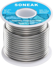 60/40 Wire Solder for Stained Glass 3.0Mm 455G