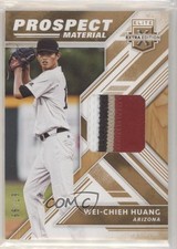 2018 Elite Extra Edition Prospect Materials Gold 67/99 Wei-Chieh Huang 0a3