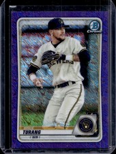 2020 Bowman Chrome Brice Turang Prospects Purple Shimmer Refractor #BCP-168