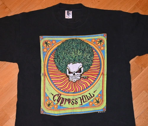 CYPRESS HILL original rap hip-hop 90's concert to 1990s vintage concert t-shirt, vintage, size XL, single stitch, B+ condition