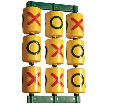 Gorilla Playsets Tic Tac Toe Spinner Panel For Kids Wooden Swing Sets
