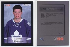 2018 SC2018 Carter Verhaeghe black 1/1 Rookie